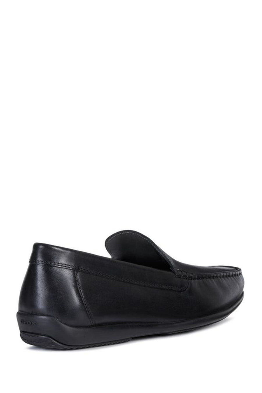 Geox Men's Black Ascanio Leather Casual Loafer