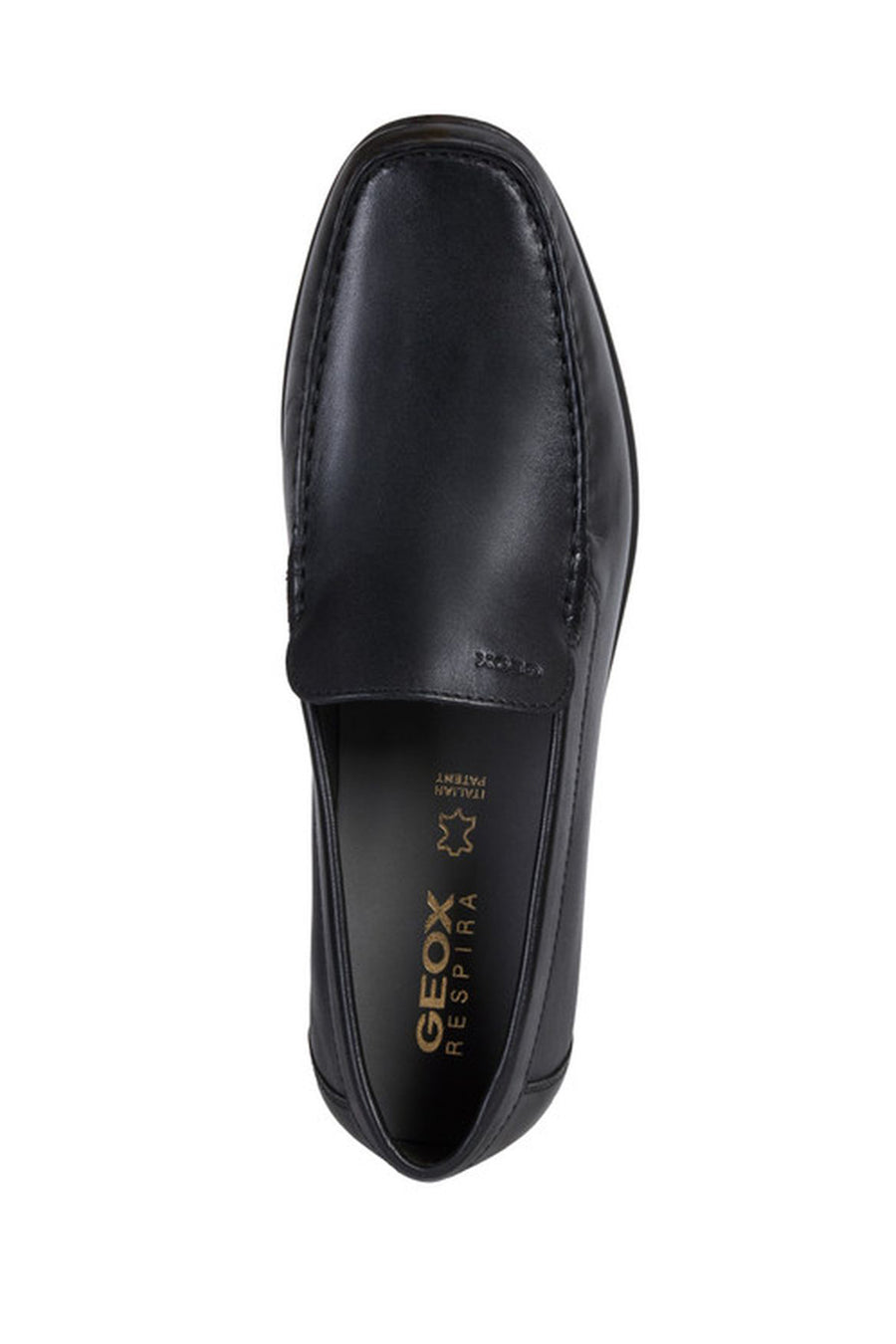 Geox Men's Black Ascanio Leather Casual Loafer