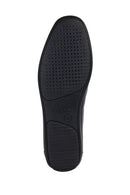 Geox Men's Black Ascanio Leather Casual Loafer | Derimod