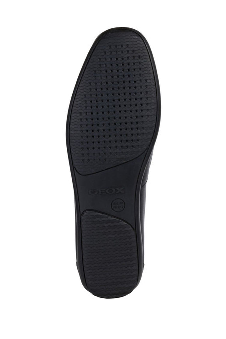Geox Men's Black Ascanio Leather Casual Loafer