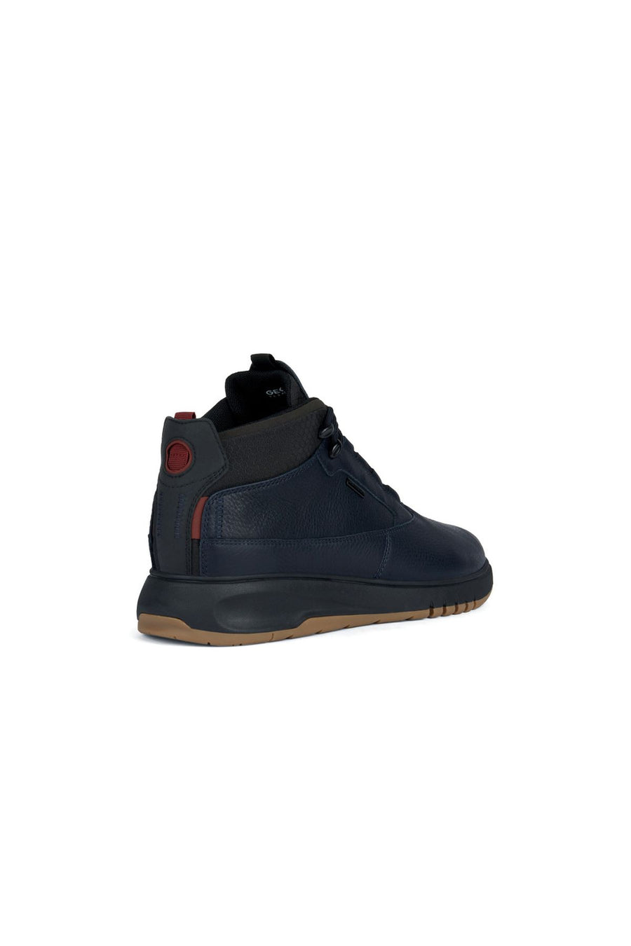 Geox Men's Navy Blue Aerantis Leather Boots