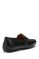 Geox Erkek Siyah Moner Deri Loafer | Derimod