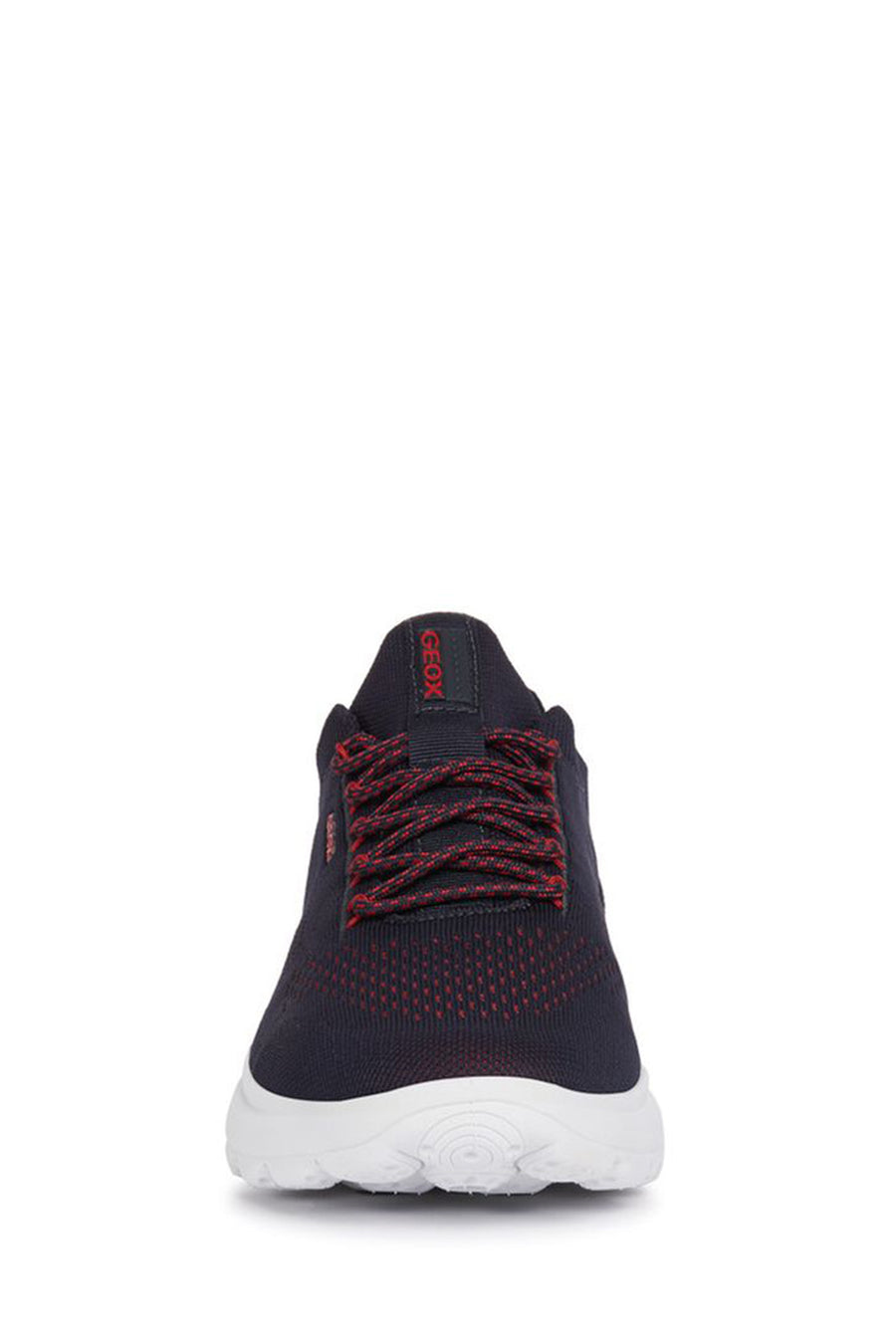 Geox Men's Navy Blue Spherica Lace Up Fabric Sneaker
