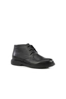 Geox Men's Black Ottavio Leather Chelsea Boots | Derimod