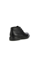 Geox Men's Black Ottavio Leather Chelsea Boots | Derimod