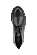Geox Men's Black Ottavio Leather Chelsea Boots | Derimod