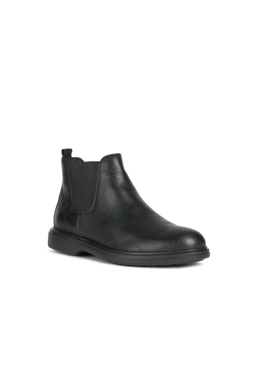 Geox Men's Black Ottavio Leather Chelsea Boots