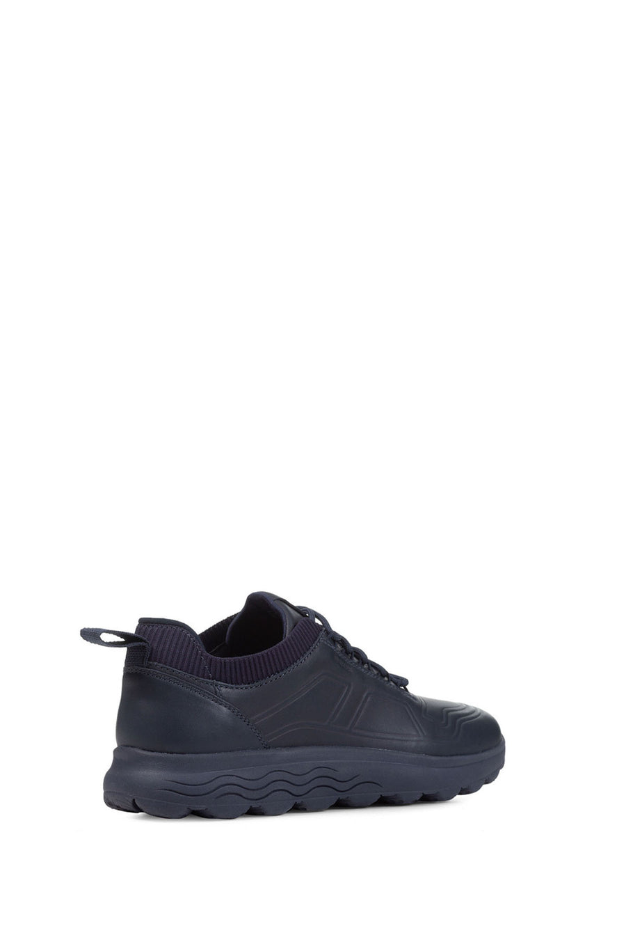 Geox Black Men's Leather U Spherica Sneaker