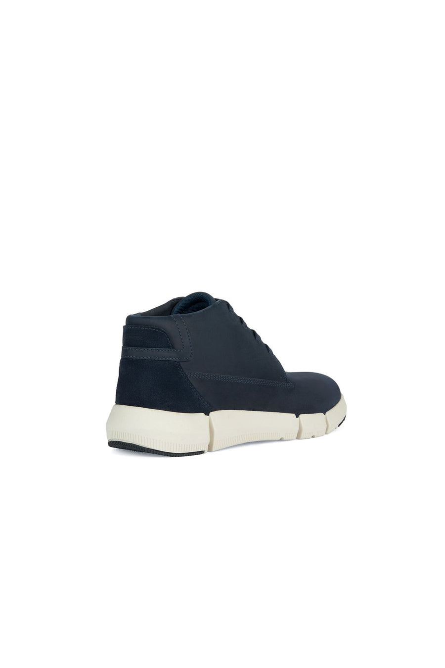 Geox Men's Navy Blue Adacter H Lace-up Leather Sneaker Boots