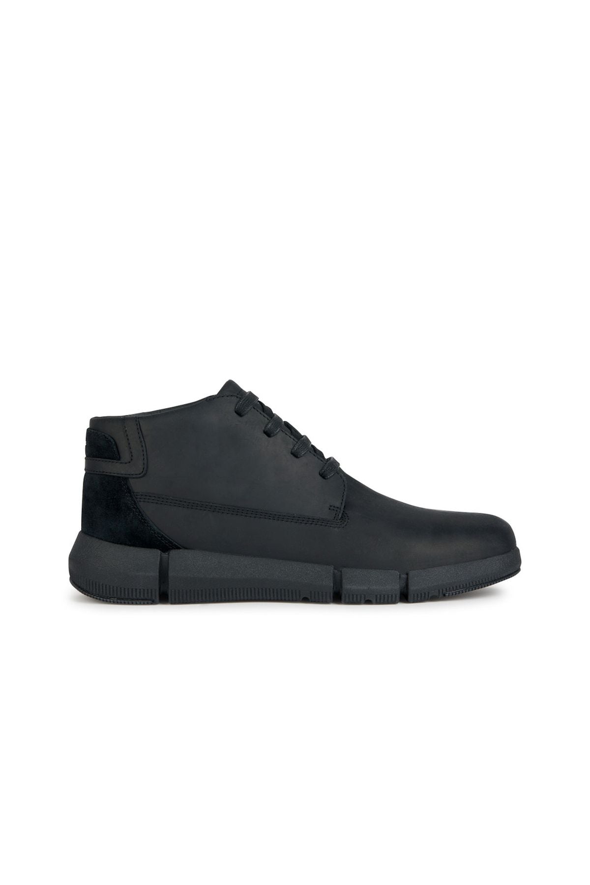 Geox Erkek Siyah Adacter H Bağcıklı Deri Sneaker Bot U26F6A000FFC9999 | Derimod