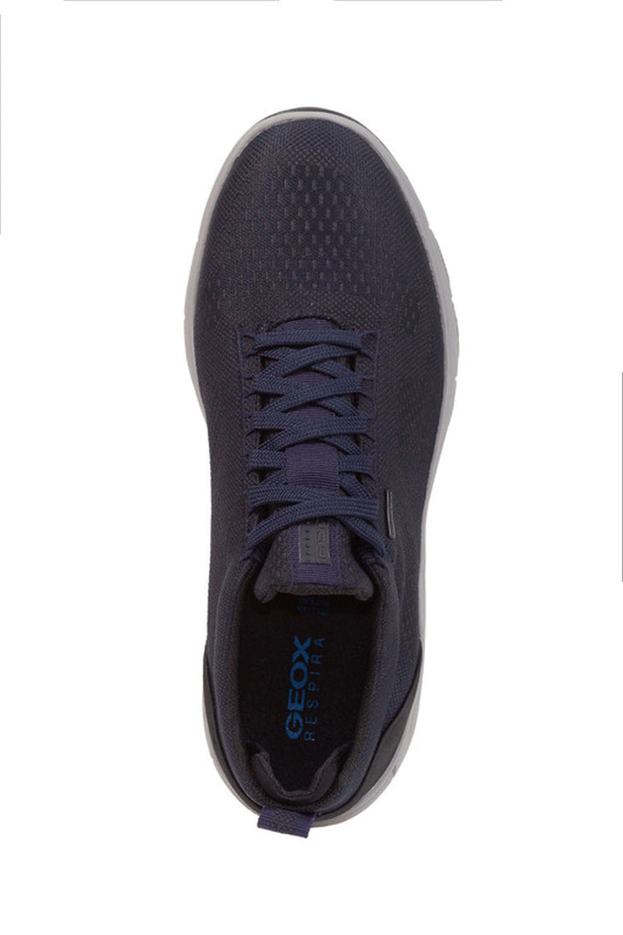 Geox Men's Navy Blue Spherica 4x4 Abx Lace-Up Sports Sneaker
