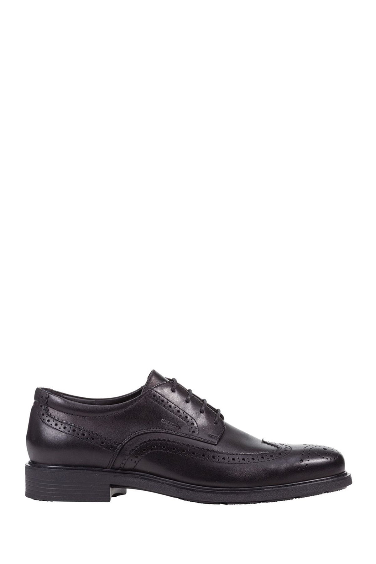 Geox Men's Black Dublin Lace-up Leather Classic Shoes U34R2B00043C9999 | Derimod