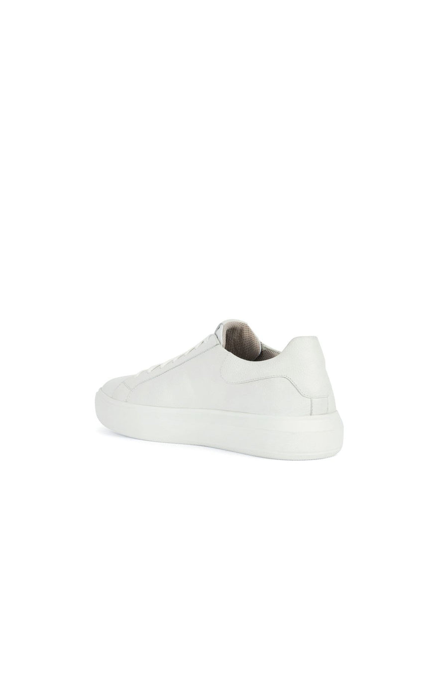 Geox Erkek Beyaz Deiven Bağcıklı Deri Casual Sneaker