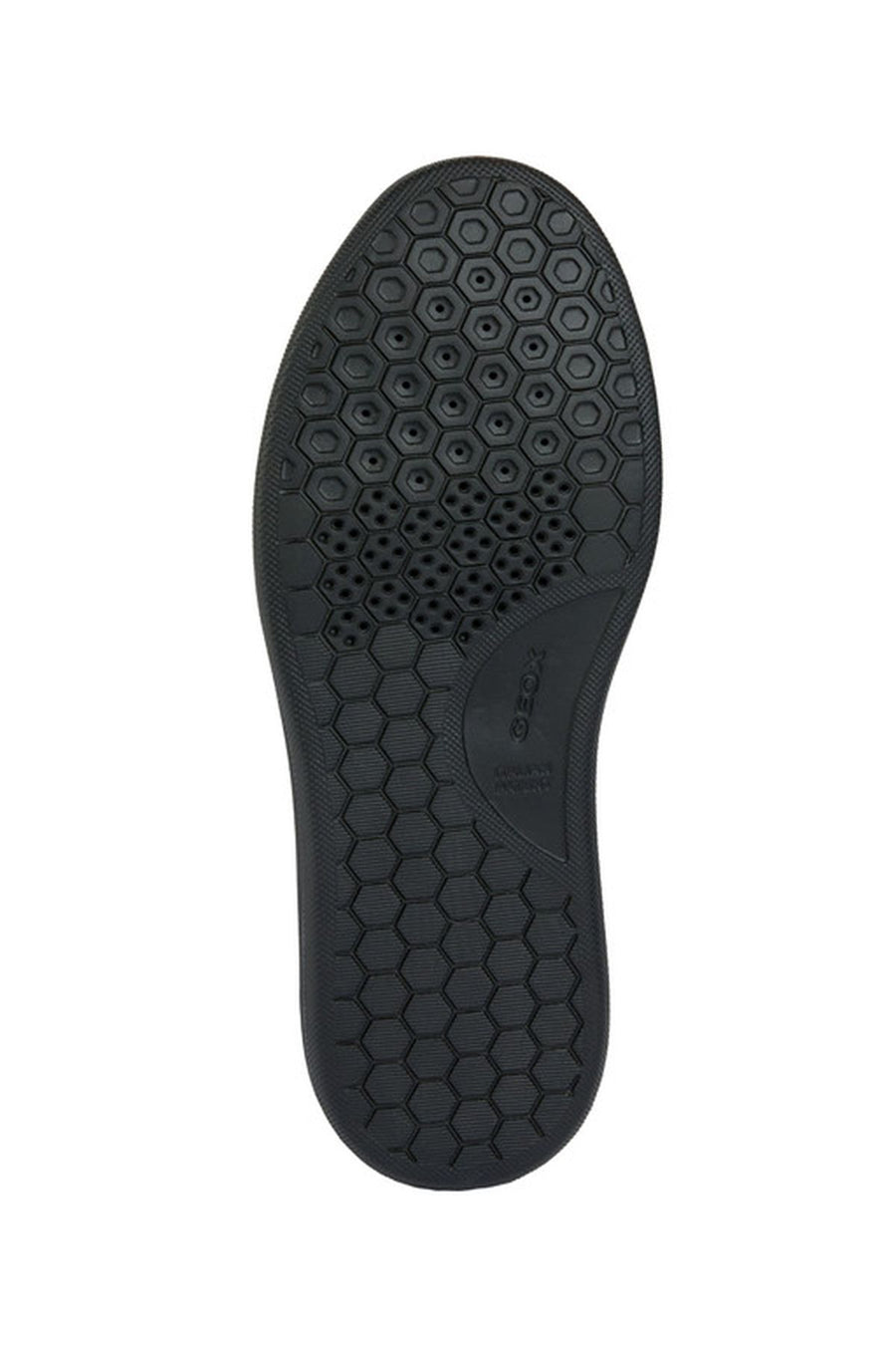 Geox Men's Black Deiven Lace-Up Leather Casual Sneaker