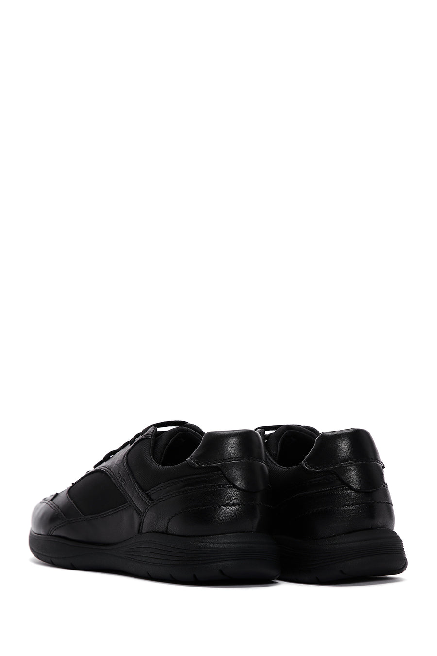 Geox Men's Green U Spherica Leather Sneaker