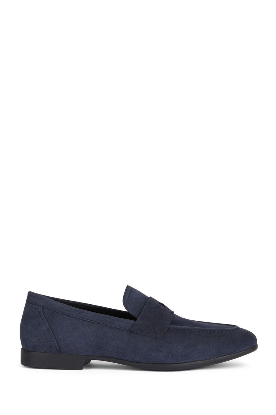 Geox Men's Navy Blue Sapienza Suede Leather Loafer U35CCA00021C4064 | Derimod
