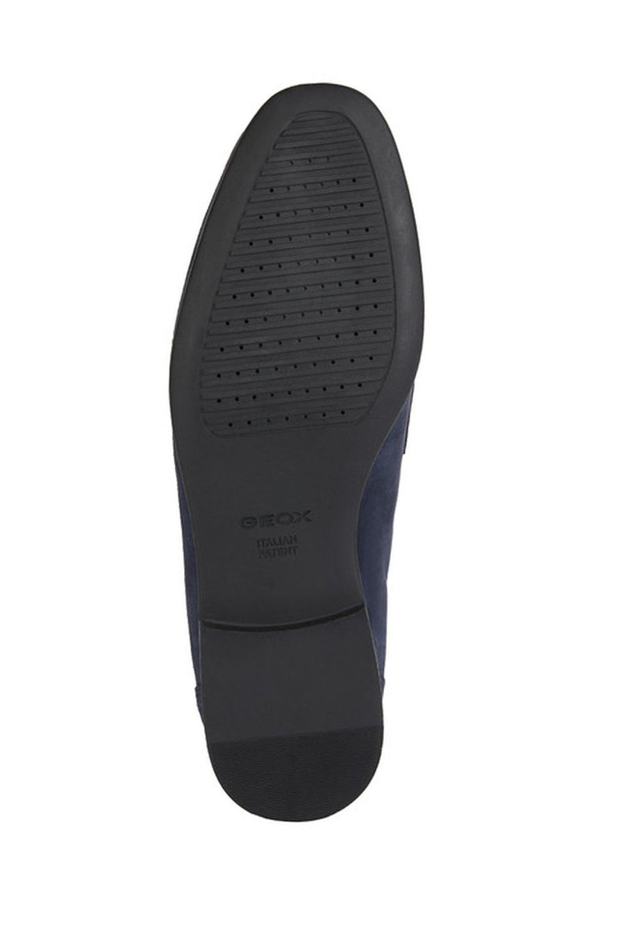 Geox Men's Navy Blue Sapienza Suede Leather Loafer