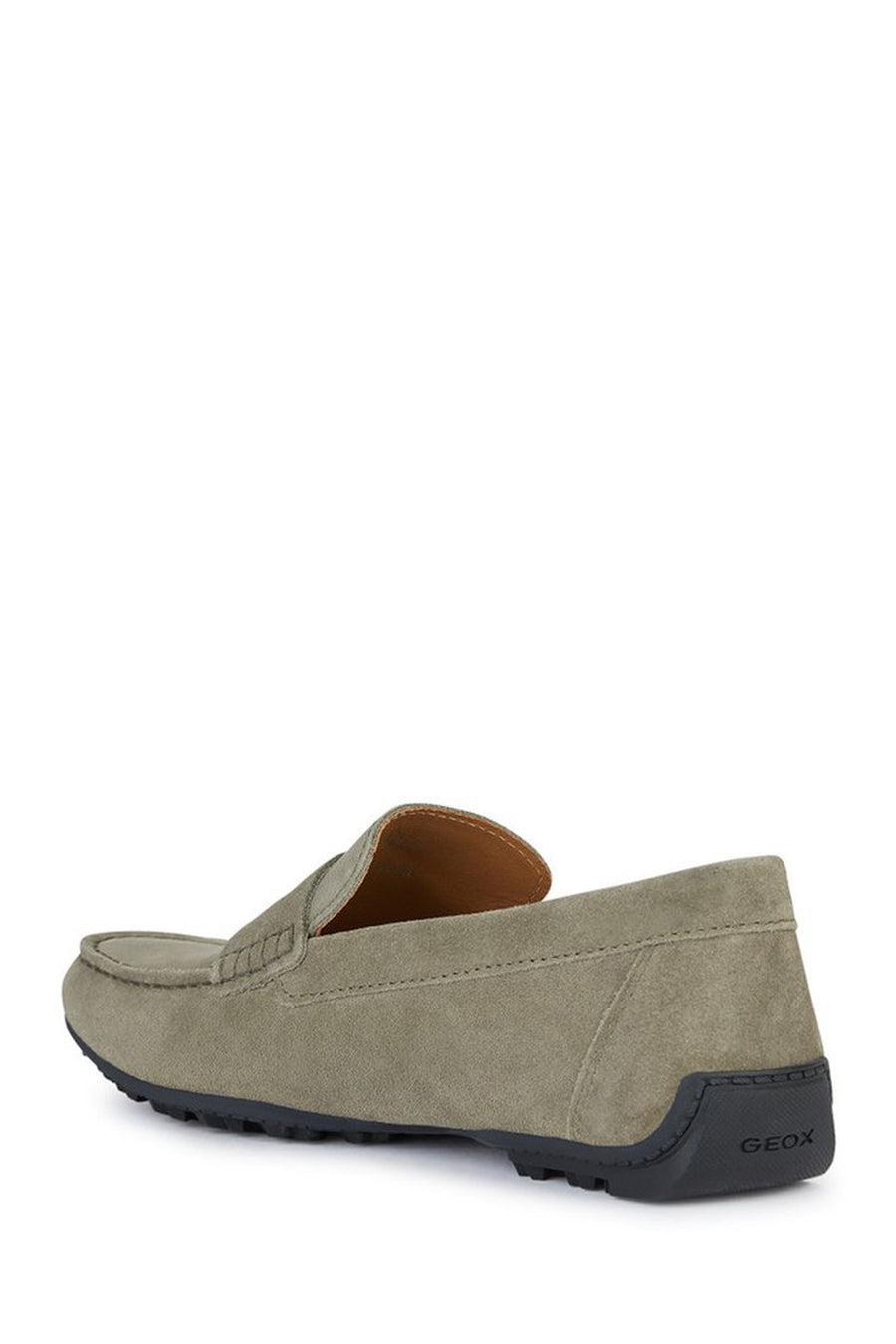 Geox Men's Green Kosmopolis + Grip Suede Leather Casual Loafer