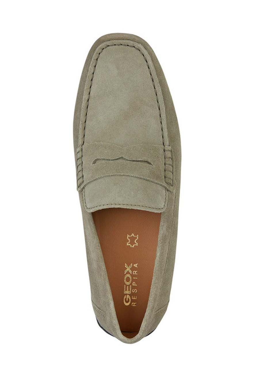 Geox Men's Green Kosmopolis + Grip Suede Leather Casual Loafer