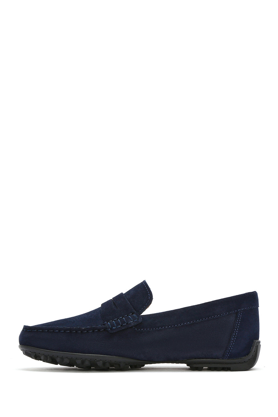 Geox Men's Navy Blue Kosmopolis + Grip Suede Leather Casual Loafer