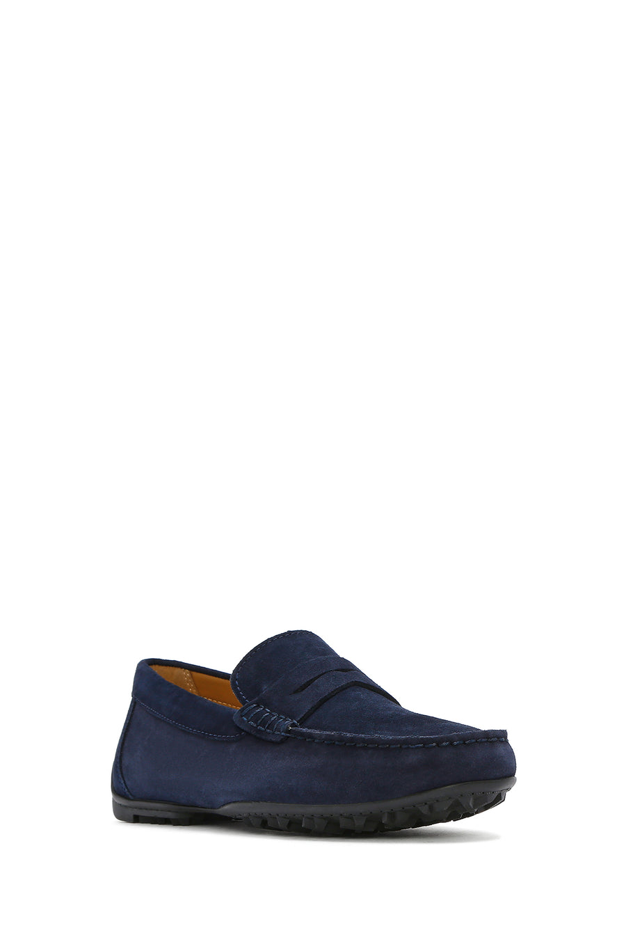 Geox Men's Navy Blue Kosmopolis + Grip Suede Leather Casual Loafer