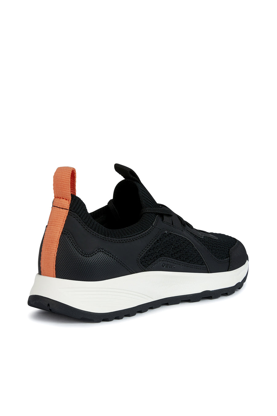 Geox Erkek Siyah Deri Detaylı U Terrestre Sneaker