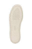 Geox Men's White Lace-Up Leather Sneakers | Derimod
