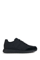 Geox Erkek Siyah Bağcıklı Deri Sneaker | Derimod