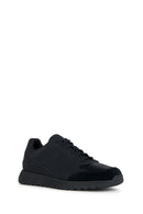 Geox Erkek Siyah Bağcıklı Deri Sneaker | Derimod