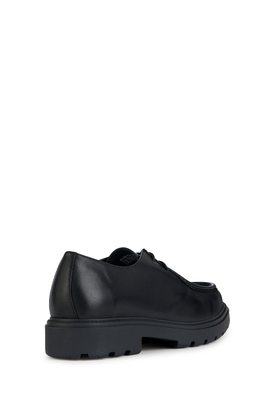 Geox Men's Black Spherica Ec7 Leather Casual Shoes
