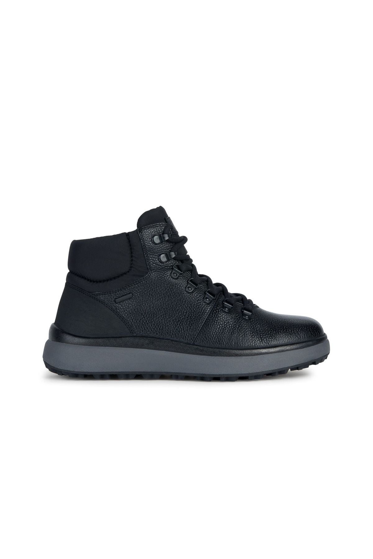 Geox Men's Black Granito Lace-Up Leather Boots U36FZA00047C9999 | Derimod