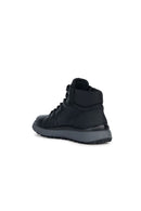 Geox Men's Black Granito Lace-Up Leather Boots | Derimod
