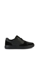 Geox Men's Black Deiven Lace-Up Leather Casual Shoes | Derimod