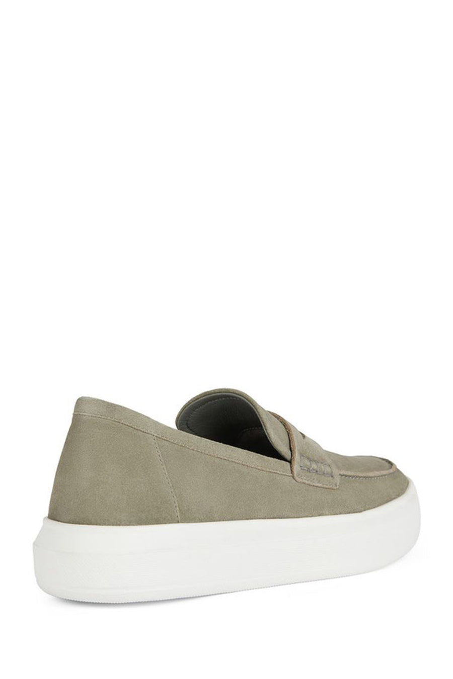 Geox Men's Green Deiven Suede Leather Casual Loafer