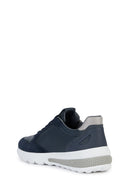 Geox Erkek Lacivert Spherica Bağcıklı Kumaş Sneaker | Derimod