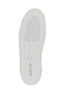 Geox Erkek Beyaz Bağcıklı Deri Sneaker | Derimod