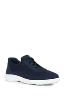 Geox Men's Navy Blue Nebula 2.0 Lace Up Fabric Sneaker | Derimod