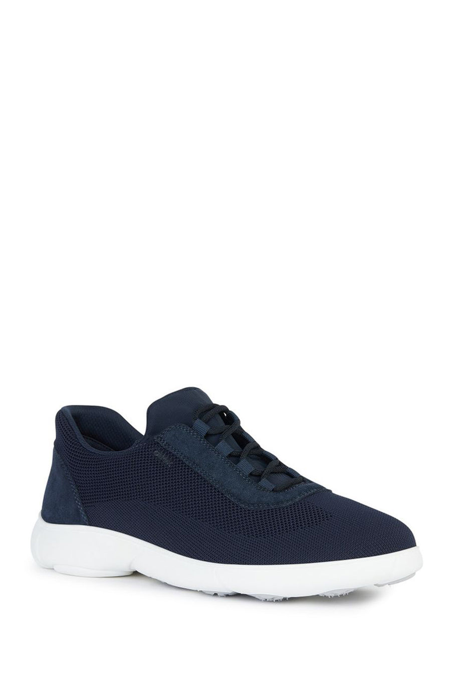 Geox Men's Navy Blue Nebula 2.0 Lace Up Fabric Sneaker