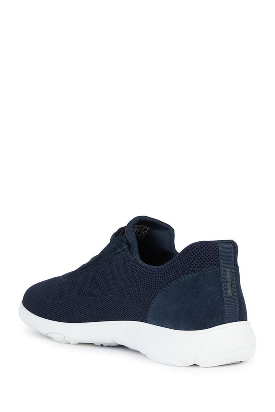 Geox Men's Navy Blue Nebula 2.0 Lace Up Fabric Sneaker