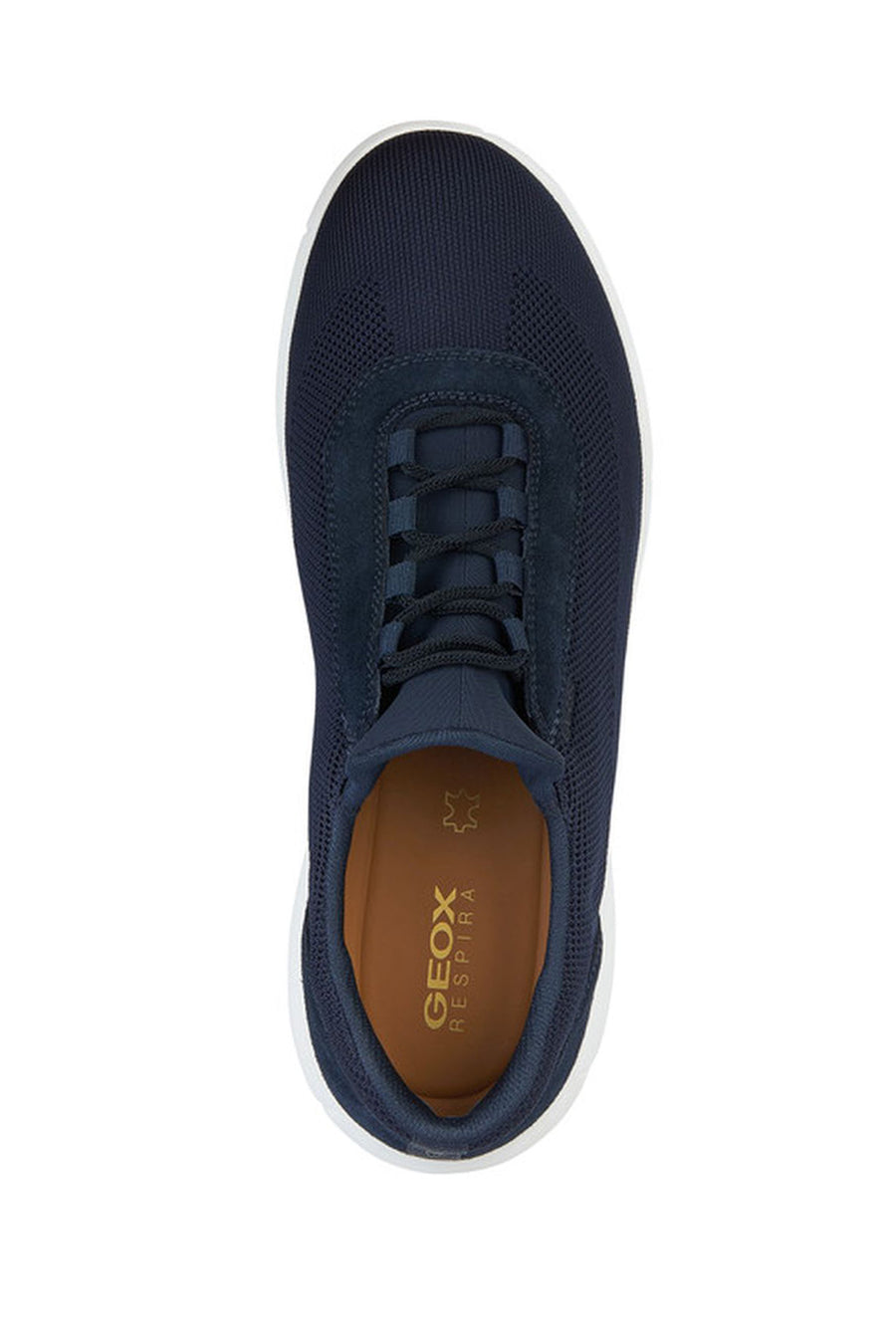 Geox Men's Navy Blue Nebula 2.0 Lace Up Fabric Sneaker