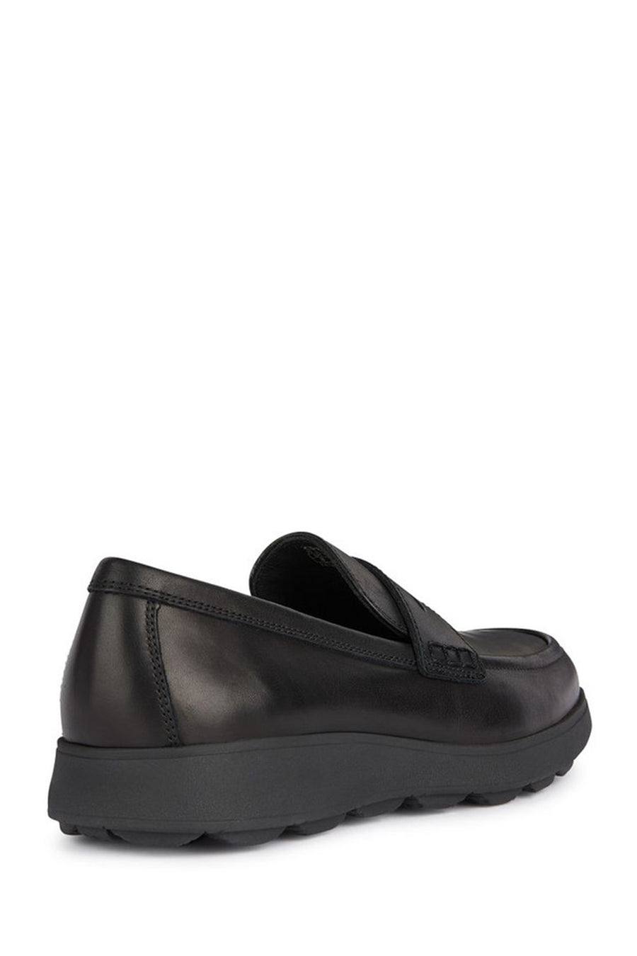 Geox Men's Black Spherica Ec10 Leather Casual Loafer