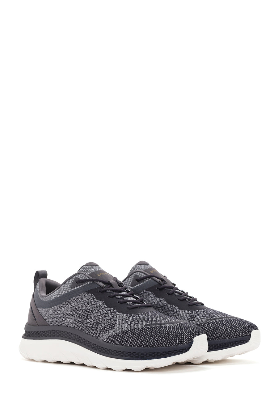 Geox Men's Grey Spherica Active X Lace-Up Fabric Sneakers