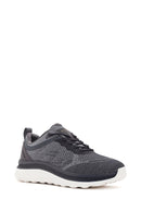 Geox Men's Grey Spherica Active X Lace-Up Fabric Sneakers | Derimod