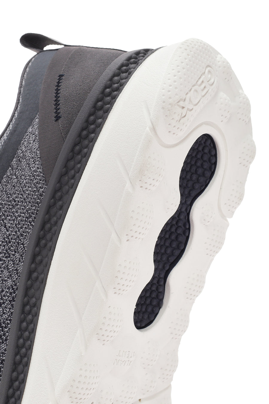 Geox Men's Grey Spherica Active X Lace-Up Fabric Sneakers