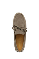 Geox Men's Gray U Spherica Ec16 B - Suede Suede Leather Casual Loafer | Derimod