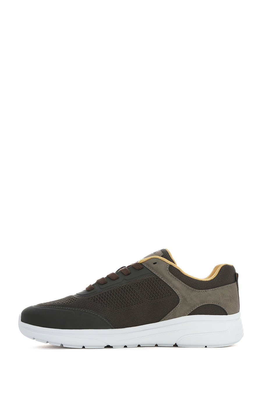 Geox Men's Green U Klaıver Laced Fabric Sneakers