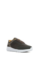 Geox Men's Green U Klaıver Laced Fabric Sneakers | Derimod