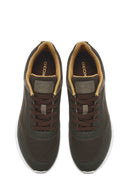 Geox Men's Green U Klaıver Laced Fabric Sneakers | Derimod