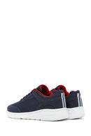 Geox Erkek Lacivert Kalın Tabanlı Bağcıklı Kumaş Sneaker | Derimod