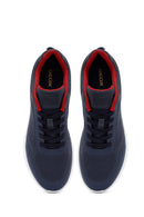 Geox Erkek Lacivert Kalın Tabanlı Bağcıklı Kumaş Sneaker | Derimod